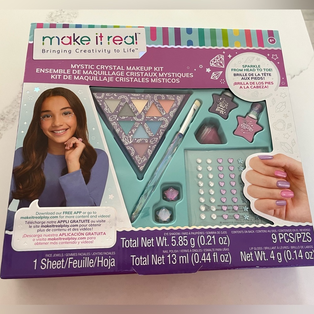 NWOT make it real mystic crystal make up gift.  For ages 8+.